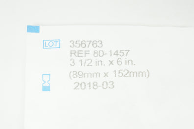 Codman 80-1457 Surgical Strips 3 1/2inch x 6inch (x) - Pack of 10